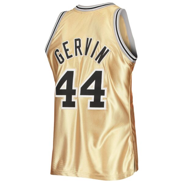 George Gervin San Antonio Spurs Mitchell & Ness 75th Anniversary 1977/78 Hardwood Classics Swingman Jersey - Gold - Image 4