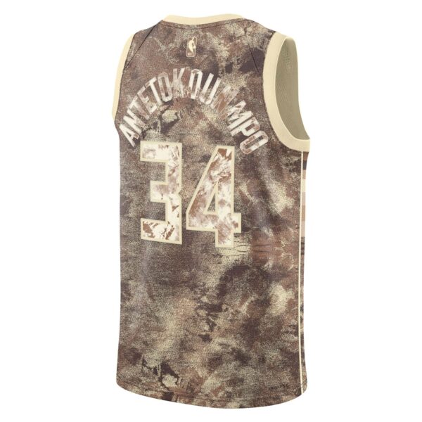 Giannis Antetokounmpo Milwaukee Bucks Nike Unisex Select Series Swingman Jersey - Brown - Image 4