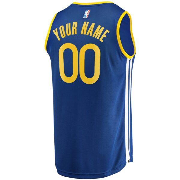 Golden State Warriors Fanatics Fast Break Custom Replica Jersey Royal - Icon Edition - Image 4
