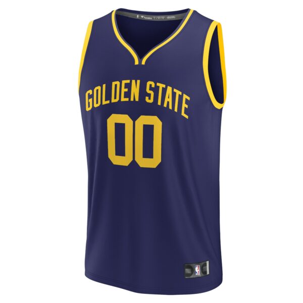 Golden State Warriors Fanatics Fast Break Replica Custom Jersey - Statement Edition - Navy - Image 3