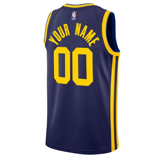 Golden State Warriors Jordan Brand Unisex 2022/23 Swingman Custom Jersey - Statement Edition - Blue - Image 4