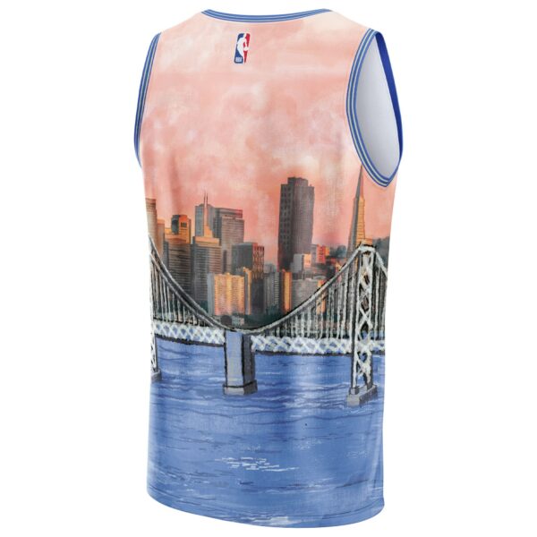 Golden State Warriors NBA & KidSuper Studios by Fanatics Unisex Hometown Jersey - Blue - Image 4