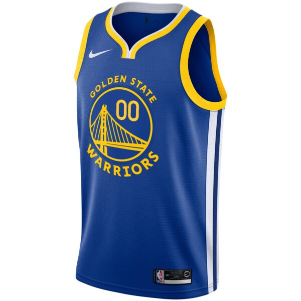 Golden State Warriors Nike Unisex 2019/20 Custom Swingman Jersey - Royal - Icon Edition - Image 3
