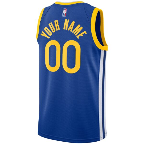 Golden State Warriors Nike Unisex 2019/20 Custom Swingman Jersey - Royal - Icon Edition - Image 4