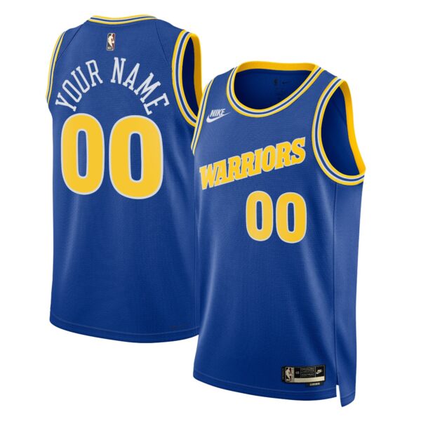 Golden State Warriors Nike Unisex 2022/23 Custom Swingman Jersey - Classic Edition - Blue - Image 2