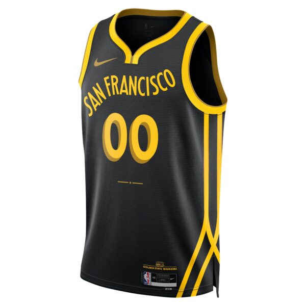 Golden State Warriors Nike Unisex 2023/24 Custom Swingman Jersey - Black - City Edition - Image 3