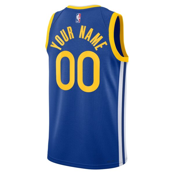 Golden State Warriors Nike Unisex Swingman Custom Jersey Royal - Icon Edition - Image 4