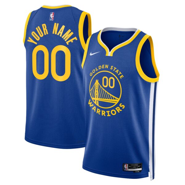 Golden State Warriors Nike Unisex Swingman Custom Jersey Royal - Icon Edition - Image 2