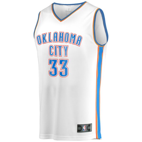 Gordon Hayward Oklahoma City Thunder Fanatics Fast Break Player Jersey - Association Edition - White - Image 3