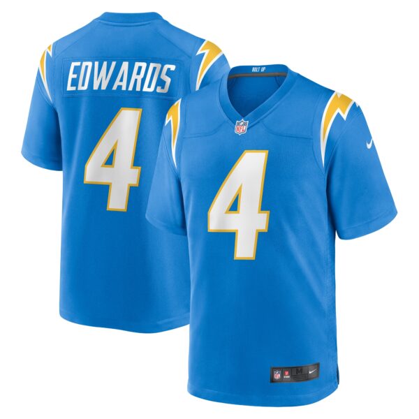 Gus Edwards Los Angeles Chargers Nike  Game Jersey -  Powder Blue