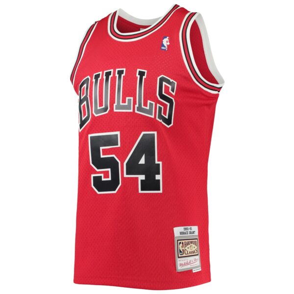 Horace Grant Chicago Bulls Mitchell & Ness 1990/91 Throwback Dark Swingman Jersey - Red - Image 3