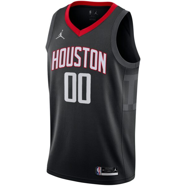 Houston Rockets Jordan Brand Swingman Custom Jersey - Statement Edition - Black - Image 3