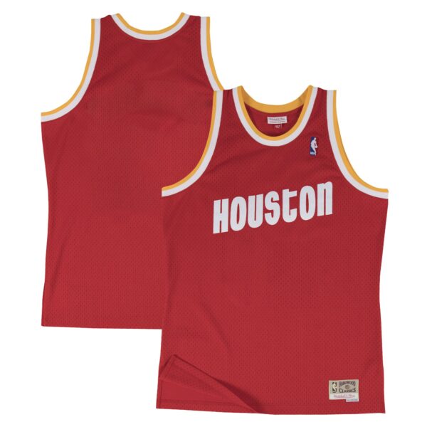 Houston Rockets Mitchell & Ness 1996-97 Hardwood Classics Swingman Jersey - Red - Image 2