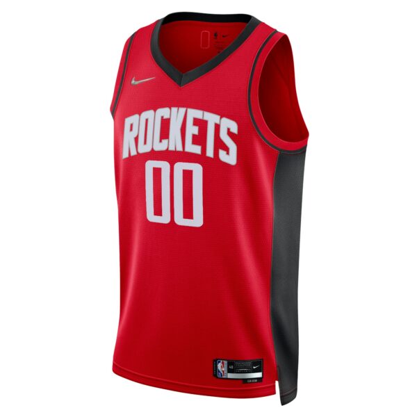 Houston Rockets Nike 2021/22 Diamond Swingman Custom Jersey - Icon Edition - Red - Image 3