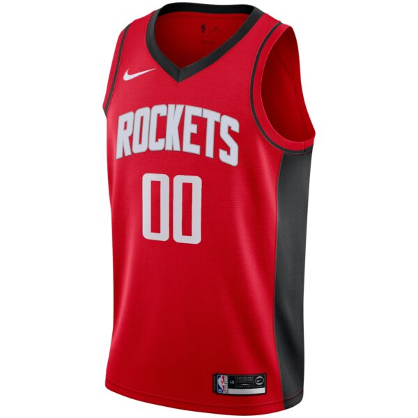Houston Rockets Nike Custom Swingman Jersey - Icon Edition - Red - Image 3