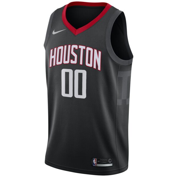 Houston Rockets Nike Swingman Custom Jersey Black - Statement Edition - Image 3
