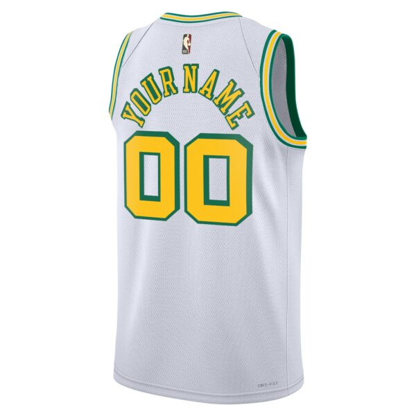 Houston Rockets Nike Unisex 2022/23 Custom Swingman Jersey - Classic Edition - White - Image 4