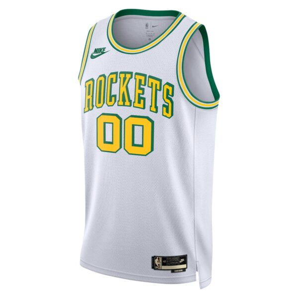 Houston Rockets Nike Unisex 2022/23 Custom Swingman Jersey - Classic Edition - White - Image 3