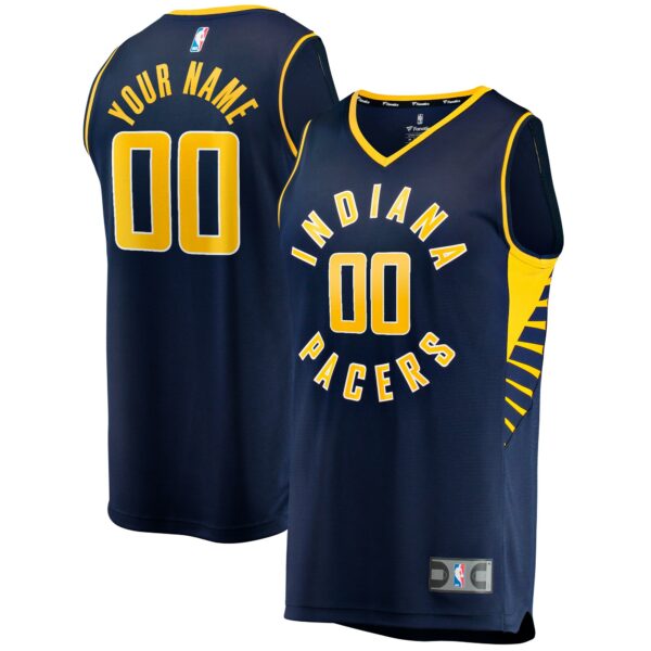 Indiana Pacers Fanatics Fast Break Custom Replica Jersey - Icon Edition - Navy - Image 2
