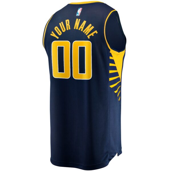 Indiana Pacers Fanatics Fast Break Custom Replica Jersey - Icon Edition - Navy - Image 4