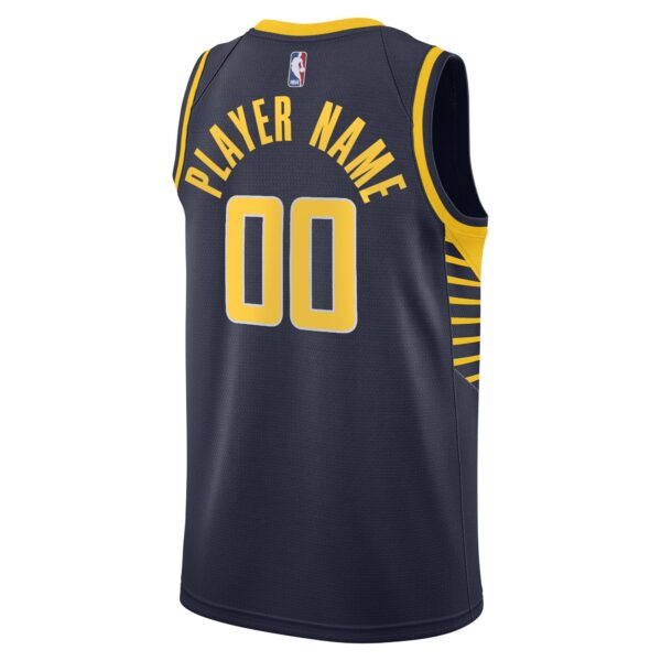 Indiana Pacers Nike Swingman Custom Jersey Navy - Icon Edition - Image 4