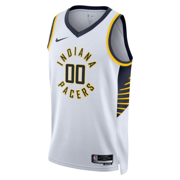 Indiana Pacers Nike Unisex Swingman Custom Jersey White - Association Edition - Image 3