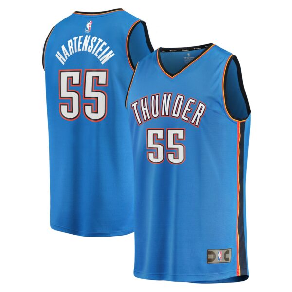 Isaiah Hartenstein Oklahoma City Thunder Fanatics Fast Break Replica Player Jersey - Icon Edition - Blue - Image 2