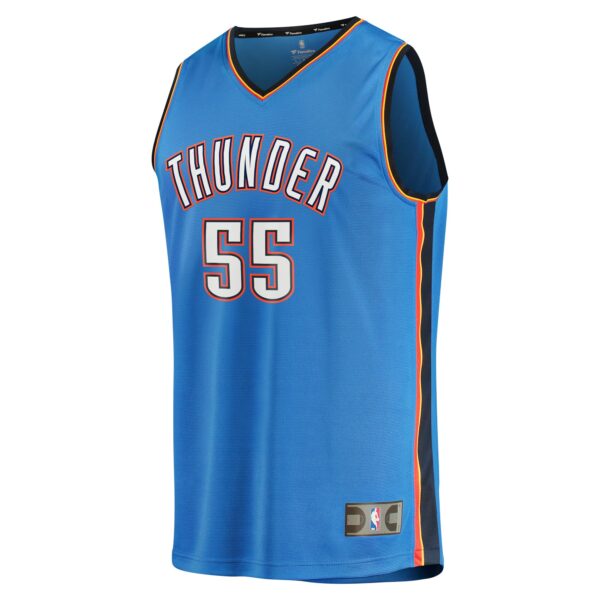 Isaiah Hartenstein Oklahoma City Thunder Fanatics Fast Break Replica Player Jersey - Icon Edition - Blue - Image 3