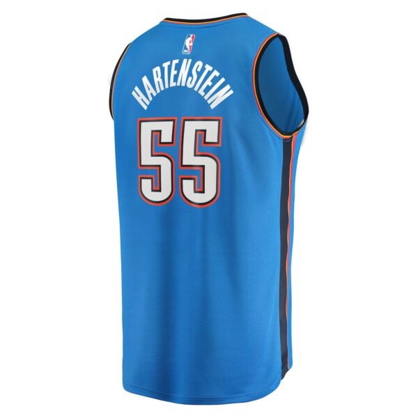 Isaiah Hartenstein Oklahoma City Thunder Fanatics Fast Break Replica Player Jersey - Icon Edition - Blue - Image 4