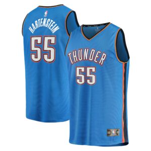 Isaiah Hartenstein Oklahoma City Thunder Fanatics Fast Break Replica Player Jersey - Icon Edition - Blue
