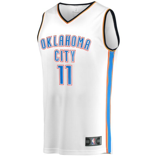 Isaiah Joe Oklahoma City Thunder Fanatics Fast Break Player Jersey - Association Edition - White - Image 3