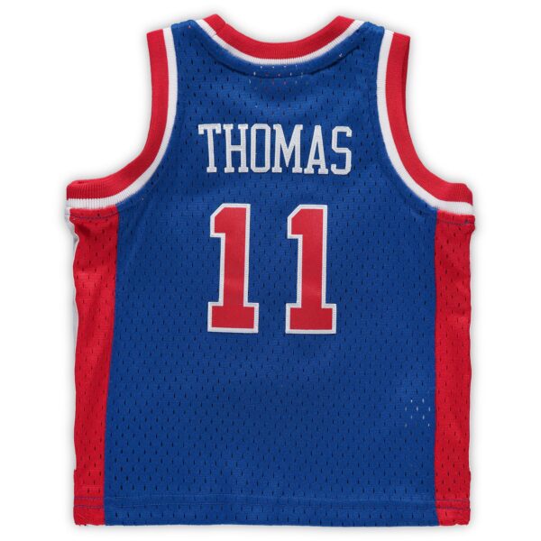 Isiah Thomas Detroit Pistons Mitchell & Ness Infant 1988/89 Hardwood Classics Retired Player Jersey - Blue - Image 4