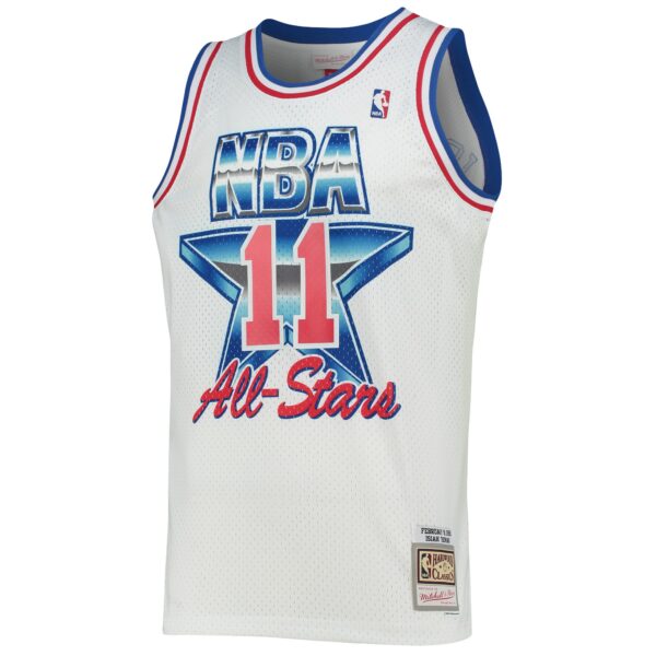 Isiah Thomas Eastern Conference Mitchell & Ness Hardwood Classics 1992 NBA All-Star Game Swingman Jersey - White - Image 3