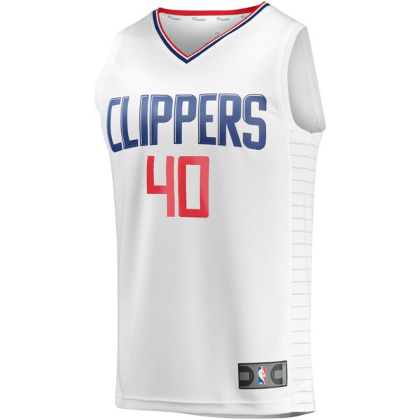 Ivica Zubac LA Clippers Fanatics Youth Fast Break Player Jersey - Association Edition - White - Image 3