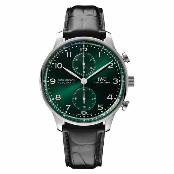 IW371615 IWC Portugieser Chronograph Green Dial Mens Watch