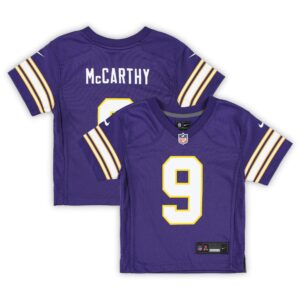 J.J. McCarthy Minnesota Vikings Nike Infant Alternate Player Game Jersey - Purple