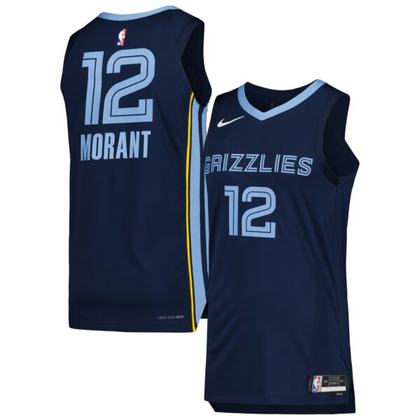 Ja Morant Memphis Grizzlies Nike Authentic Jersey - Icon Edition - Navy