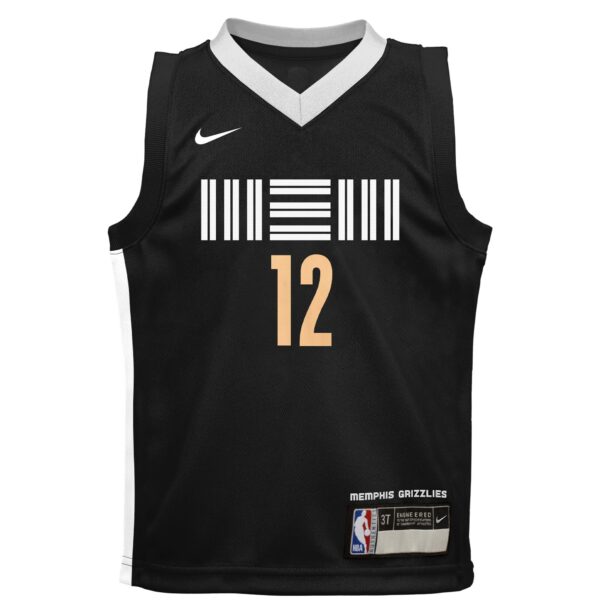 Ja Morant Memphis Grizzlies Nike Infant Swingman Replica Jersey - City Edition - Black - Image 3