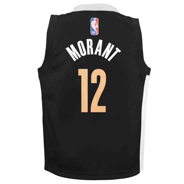 Ja Morant Memphis Grizzlies Nike Toddler Swingman Replica Jersey - City Edition - Black - Image 4