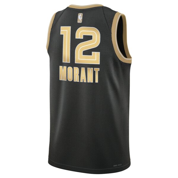 Ja Morant Memphis Grizzlies Nike Unisex  Select Series Swingman Jersey – Black - Image 4