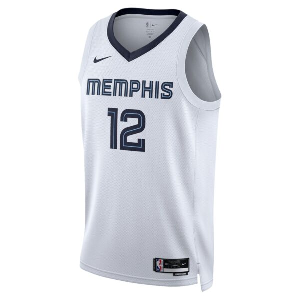 Ja Morant Memphis Grizzlies Nike Unisex Swingman Jersey - Association Edition - White - Image 3