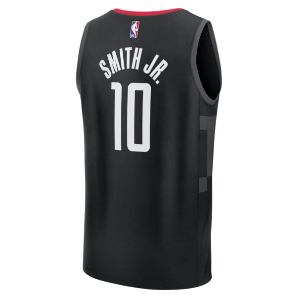 Jabari Smith Jr. Houston Rockets Fanatics Fast Break Replica Player Jersey - Statement Edition - Black - Image 4