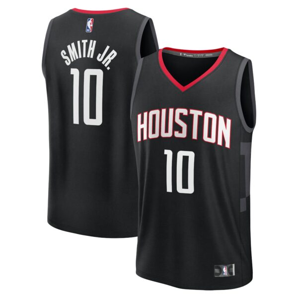 Jabari Smith Jr. Houston Rockets Fanatics Fast Break Replica Player Jersey - Statement Edition - Black - Image 2