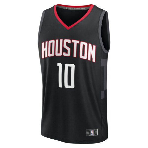 Jabari Smith Jr. Houston Rockets Fanatics Youth Fast Break Replica Player Jersey - Statement Edition - Black - Image 3