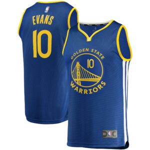 Jacob Evans Golden State Warriors Fanatics Youth Fast Break Player Jersey - Icon Edition - Royal