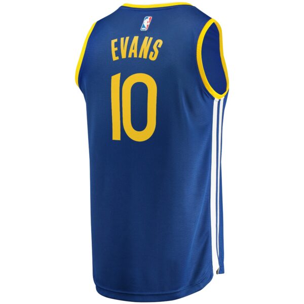 Jacob Evans Golden State Warriors Fanatics Youth Fast Break Player Jersey - Icon Edition - Royal - Image 4