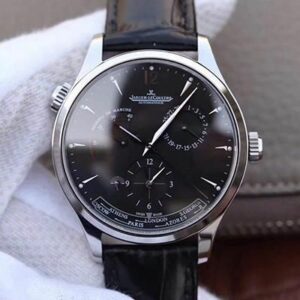 Jaeger-LeCoultre Master Geographic 1428421 TW Black Dial Mens Watch
