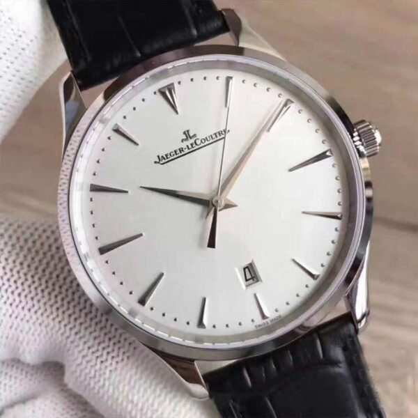 Jaeger-LeCoultre Master Ultra Thin Date 1288420 Silver Dial Mens Watch - Image 5