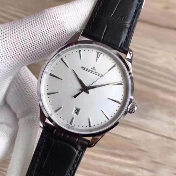 Jaeger-LeCoultre Master Ultra Thin Date 1288420 Silver Dial Mens Watch - Image 4