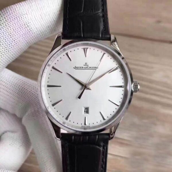 Jaeger-LeCoultre Master Ultra Thin Date 1288420 Silver Dial Mens Watch - Image 2